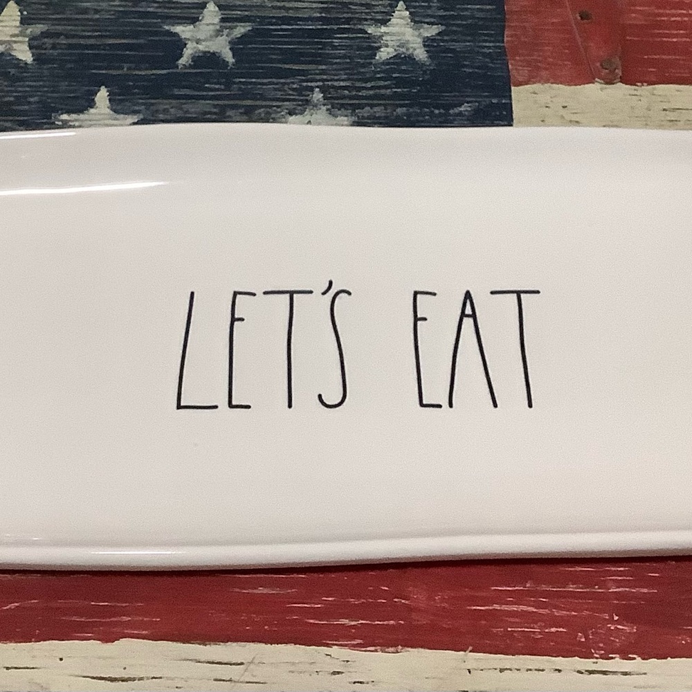 Rae Dunn Let's Eat Platter